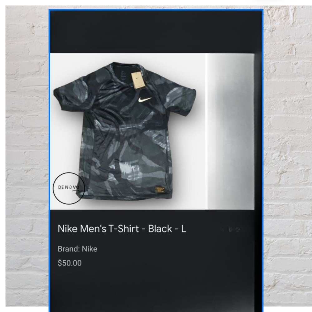 Mens Nike Pro Dri-FIT camo medium